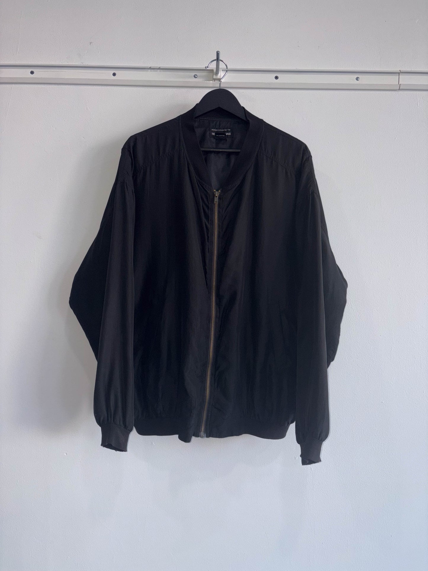 Vintage Silk Bomber Jacket