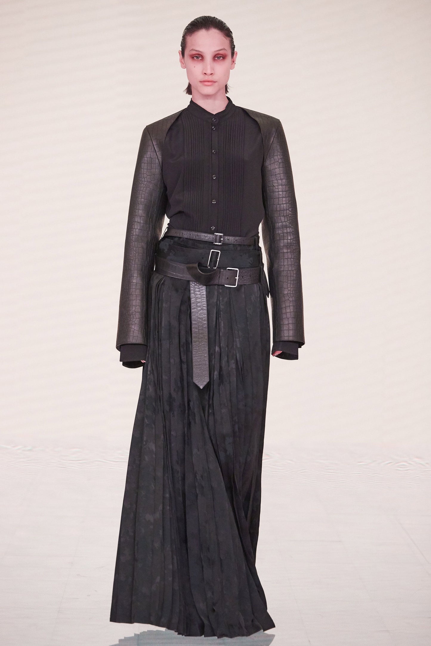 Peter Do FW22 Pleated Maxi Skirt