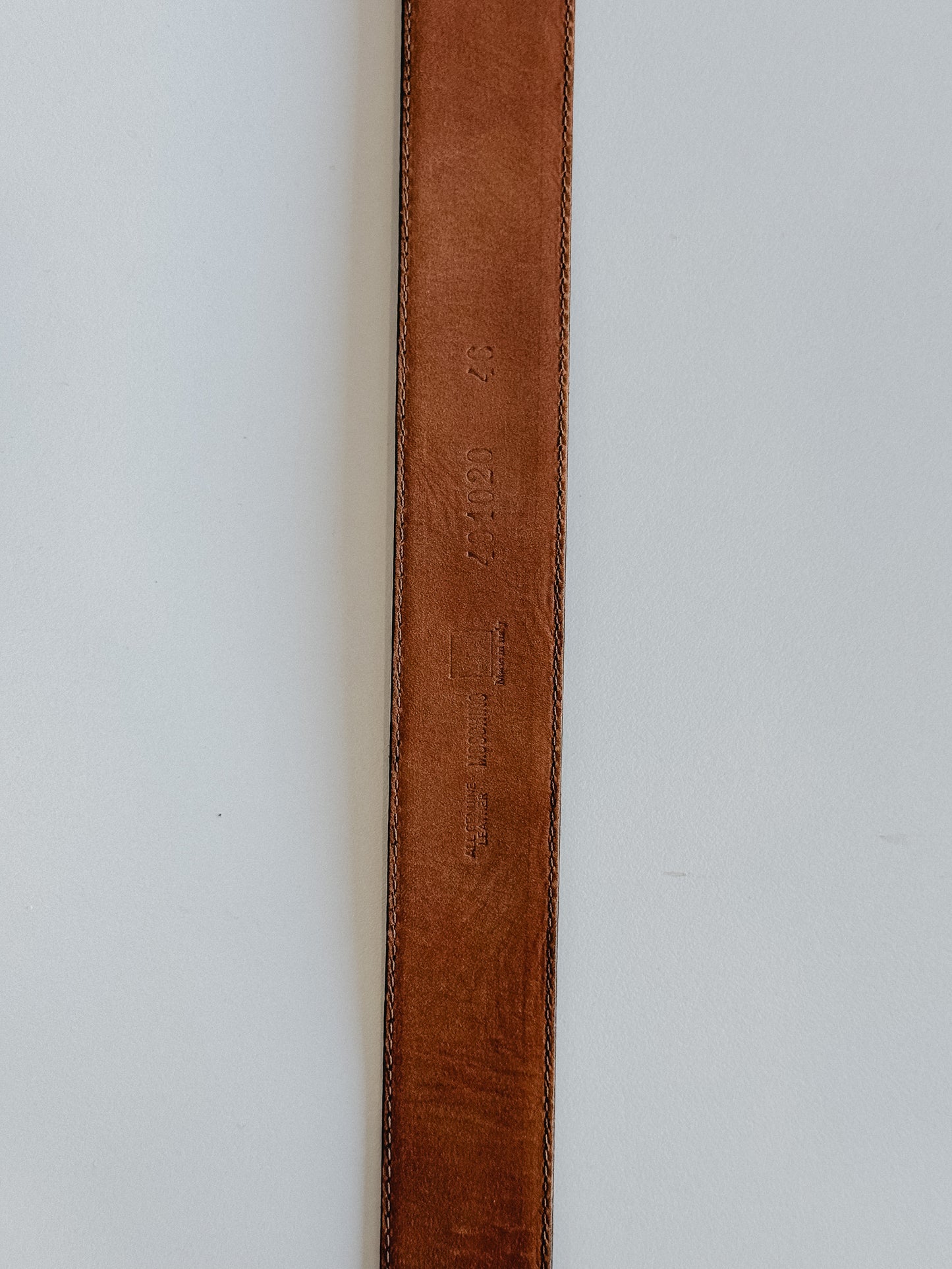 E Vintage MOSCHINO Logo Belt