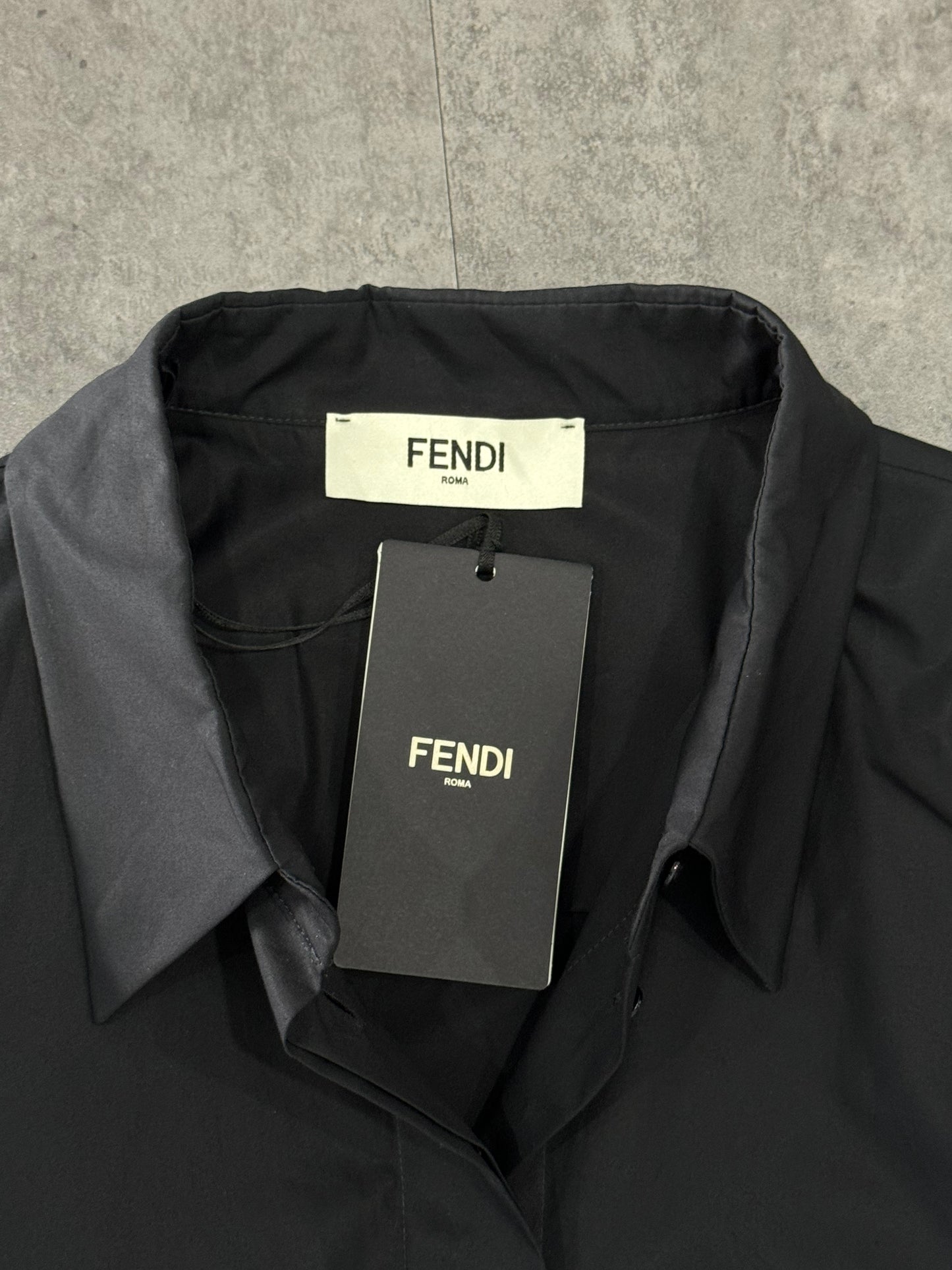 FENDI Black Button Up NEW
