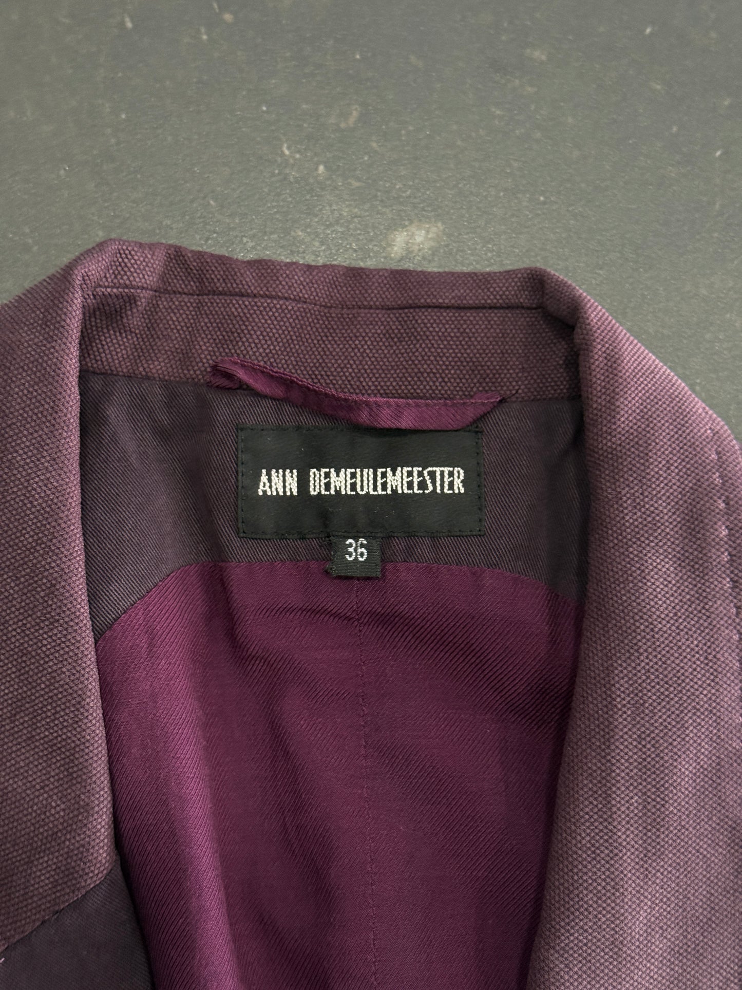 Ann Demeulemeester Oversized Cotton Blend Vest