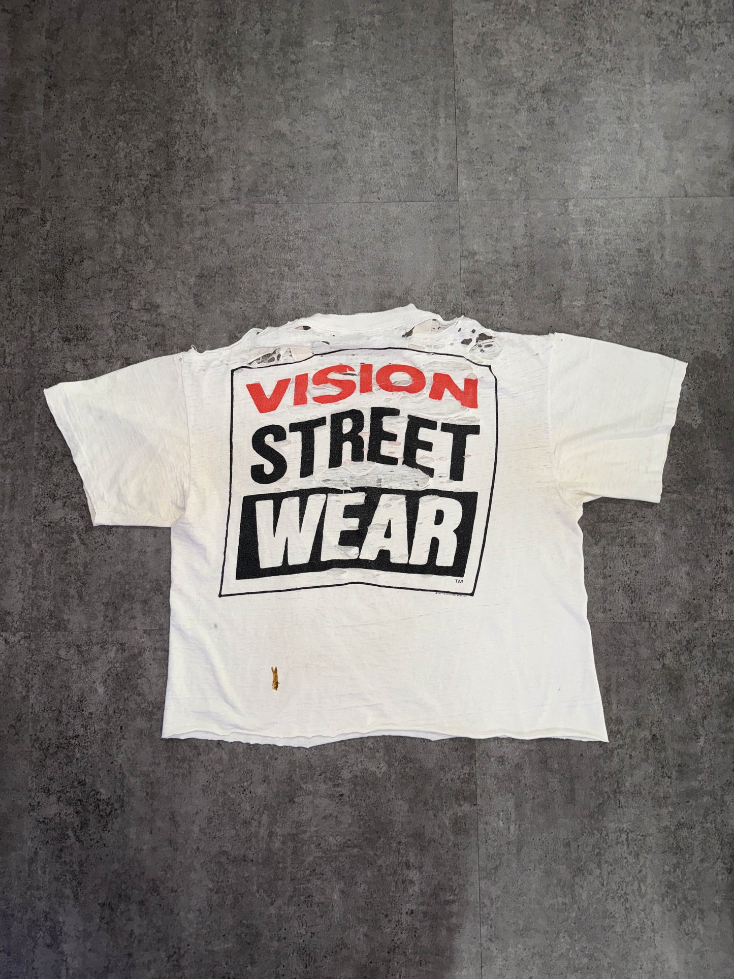 Vision Street Wear Thrashed Vintage Tee