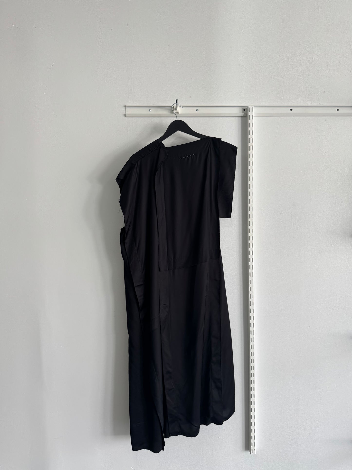 MM6 Margiela Asymmetrical Gathered Midi Dress
