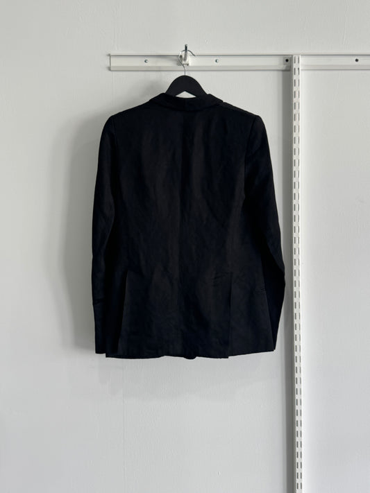 Damir Doma Black Linen Blend Blazer