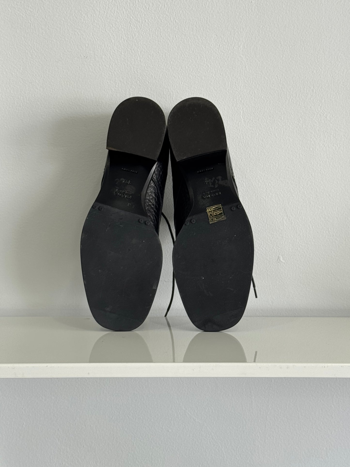 Prada Block Heel Derby IT 39.5, US 9.5