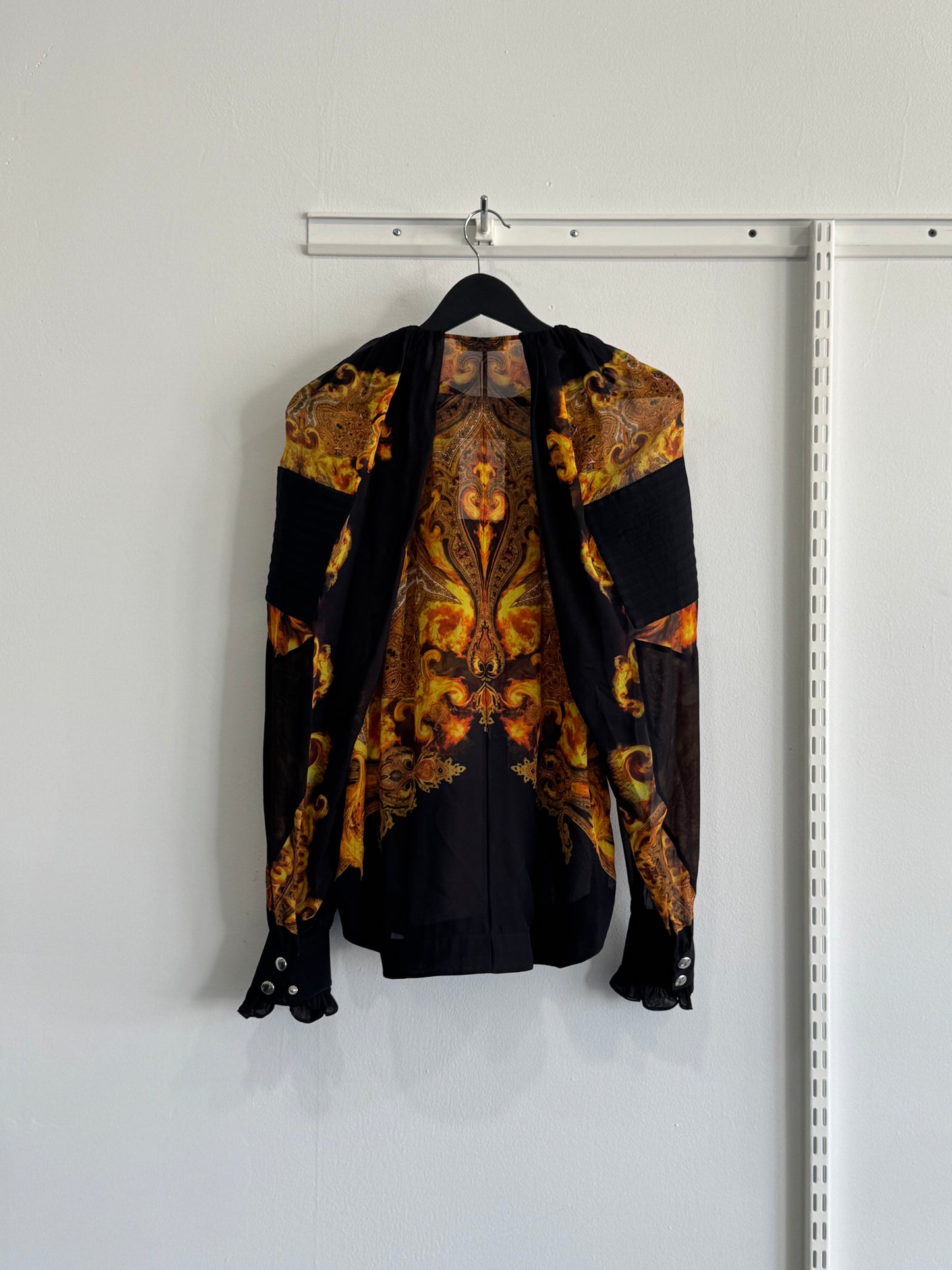Givenchy FW13 Silk Paisley Flame Top
