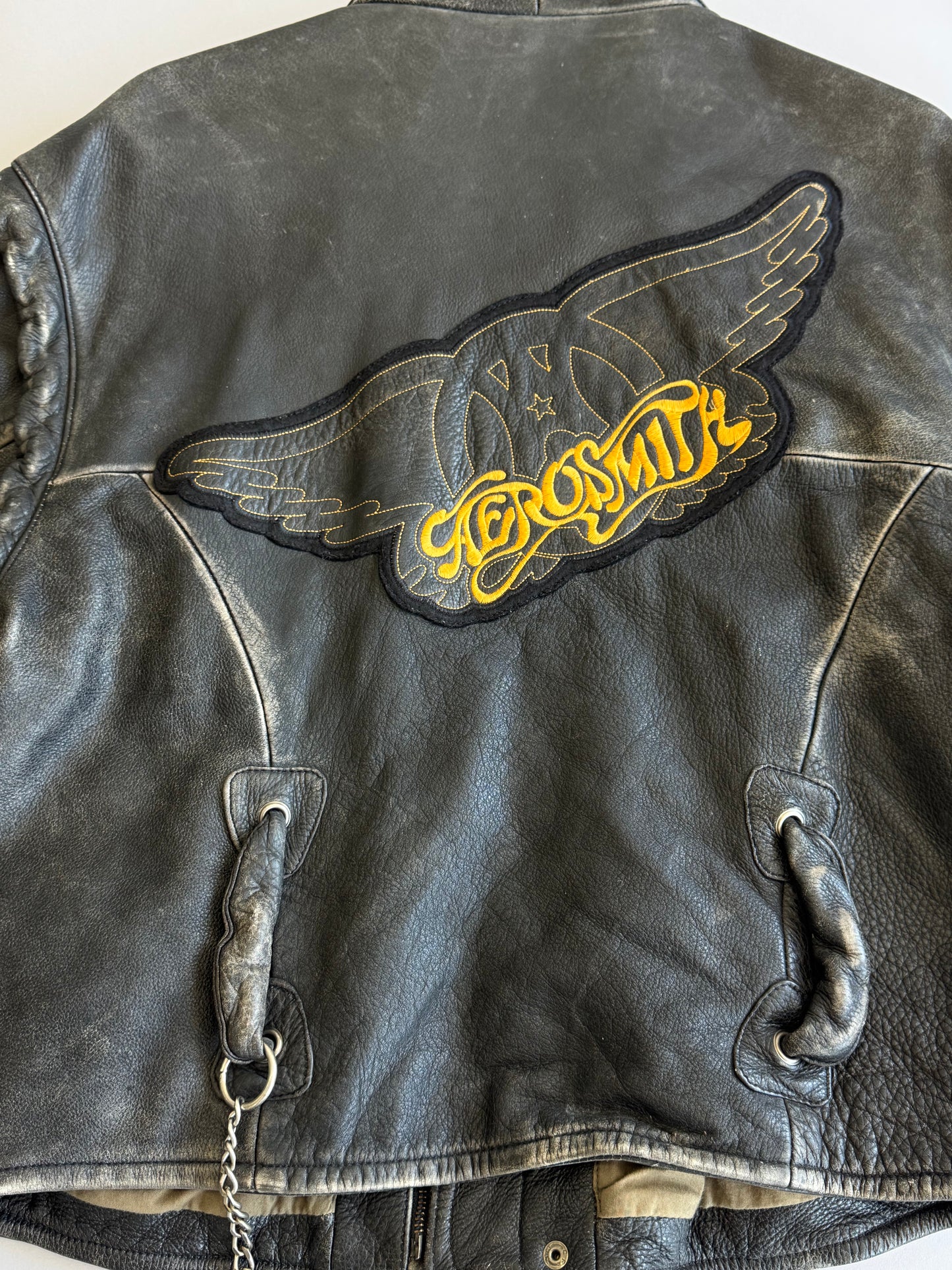 Aerosmith Tour Roadie Leather Jacket