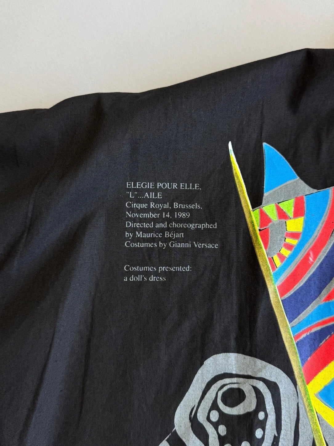 Vintage Versace Jeans Couture Bejart Ballet Collaboration