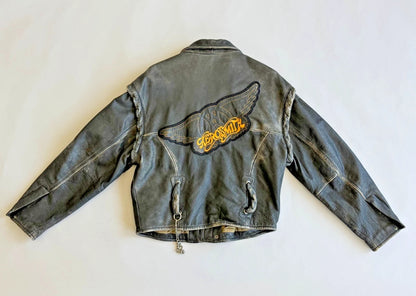 Vintage Robert Comstock Aerosmith Leather Jacket
