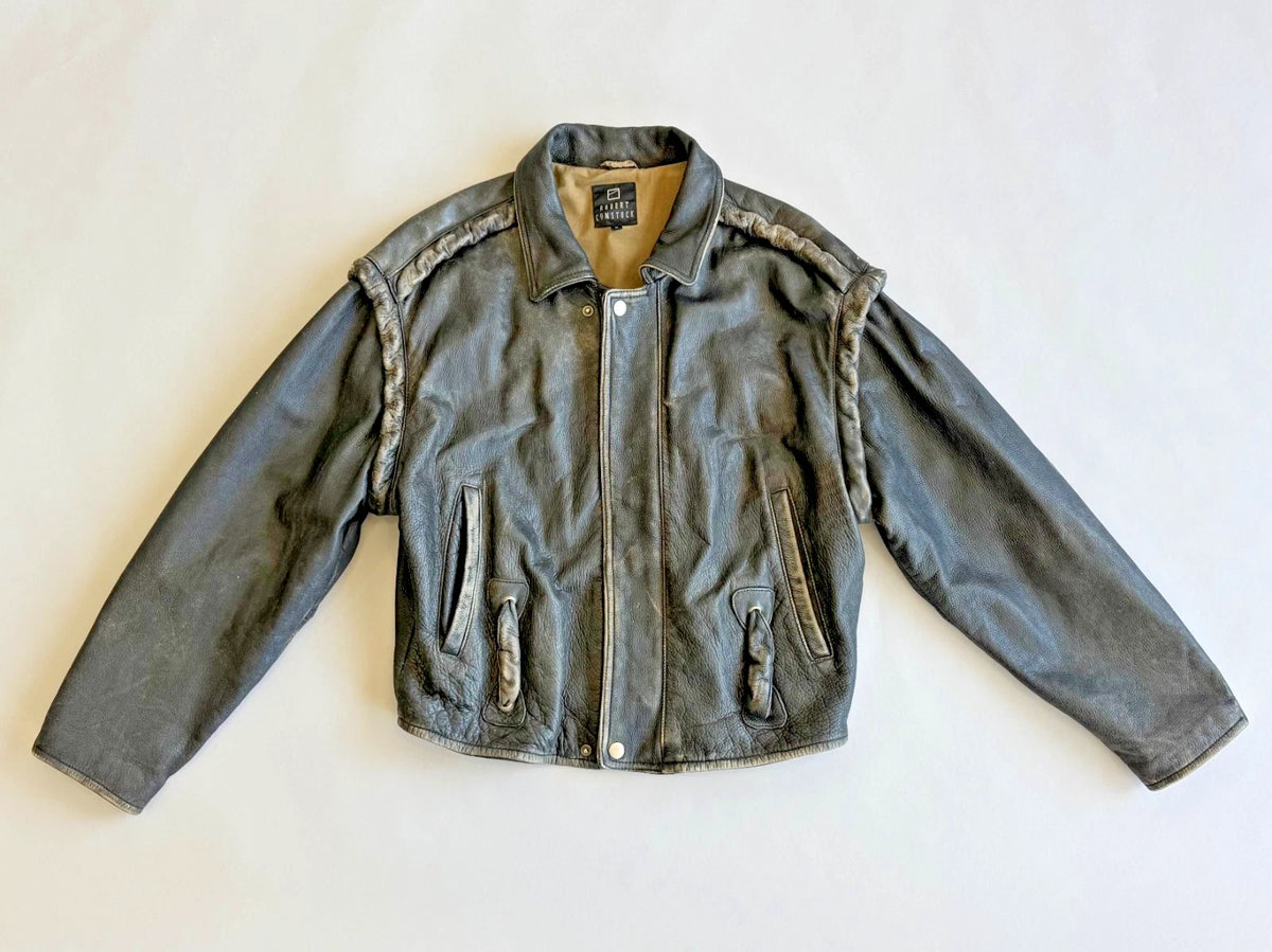 Vintage Robert Comstock Aerosmith Leather Jacket