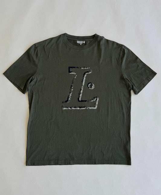 Lanvin Distressed Logo Graphic Tee