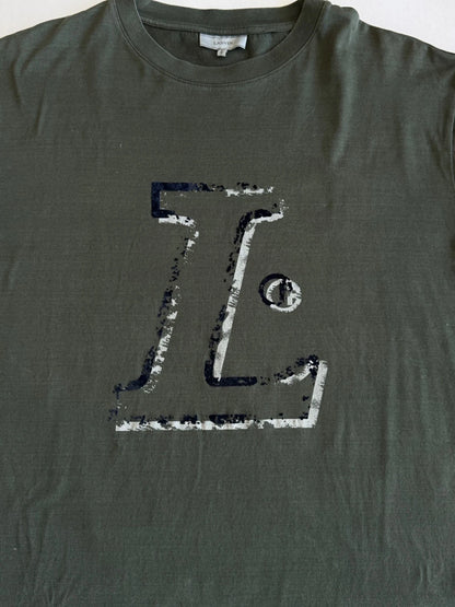 Lanvin Distressed Logo Graphic Tee
