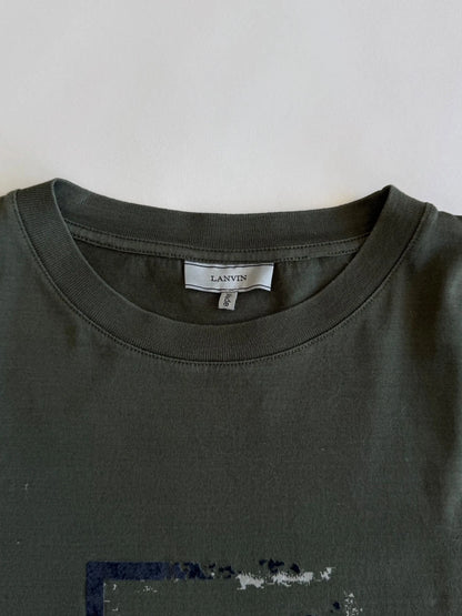 Lanvin Distressed Logo Graphic Tee