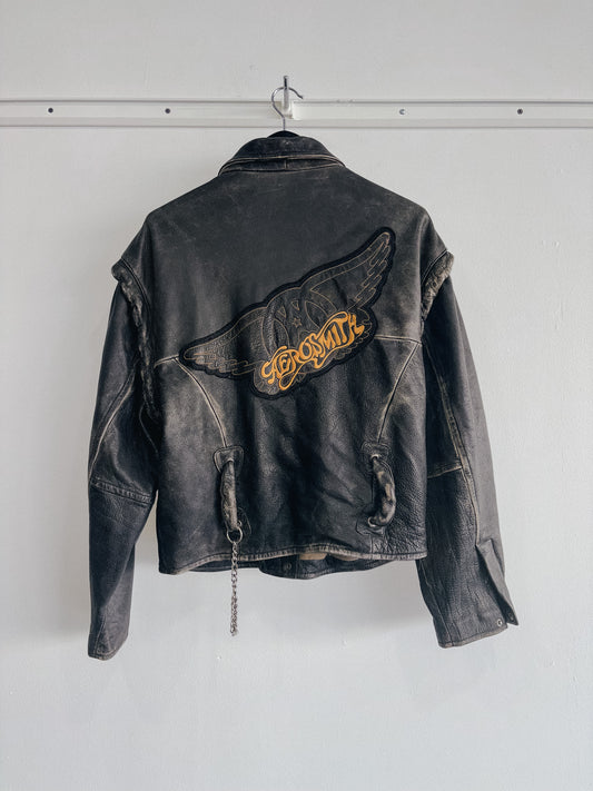 Aerosmith Tour Roadie Leather Jacket
