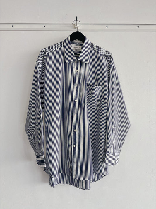 Dior Vintage Stripe Button Up Shirt