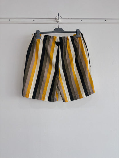PRADA Yellow Stripe Shorts NEW