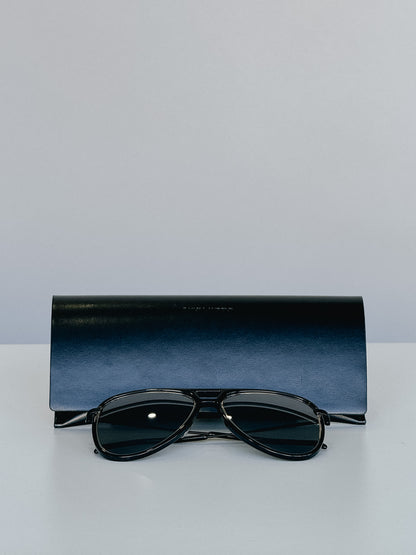 YSL Mirrored Aviator