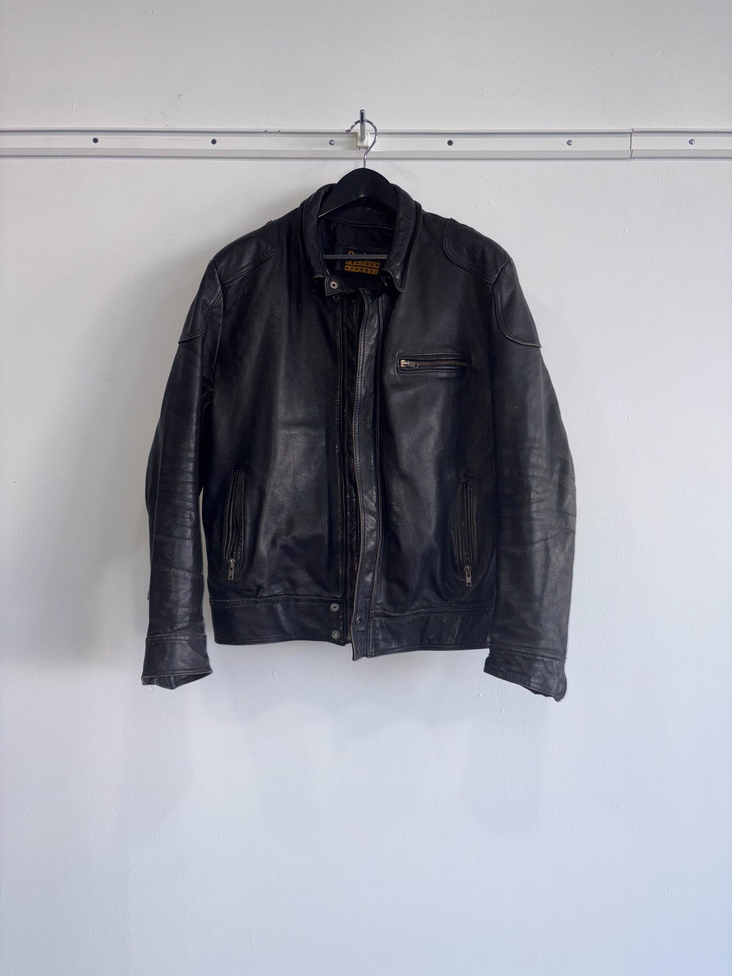 Vintage Leather Racer Jacket