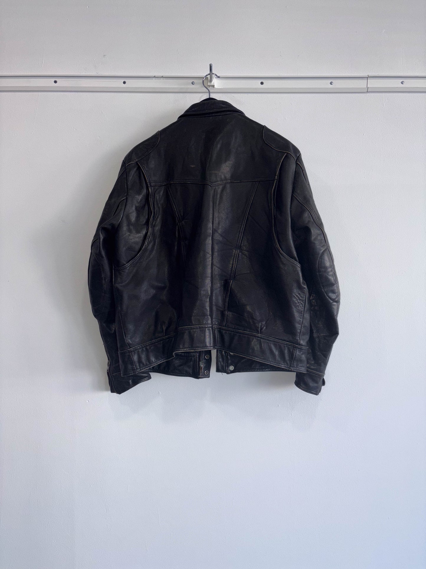 Vintage Leather Racer Jacket