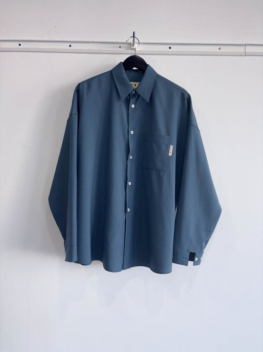 Marni Virgin Wool Boxy Button Down