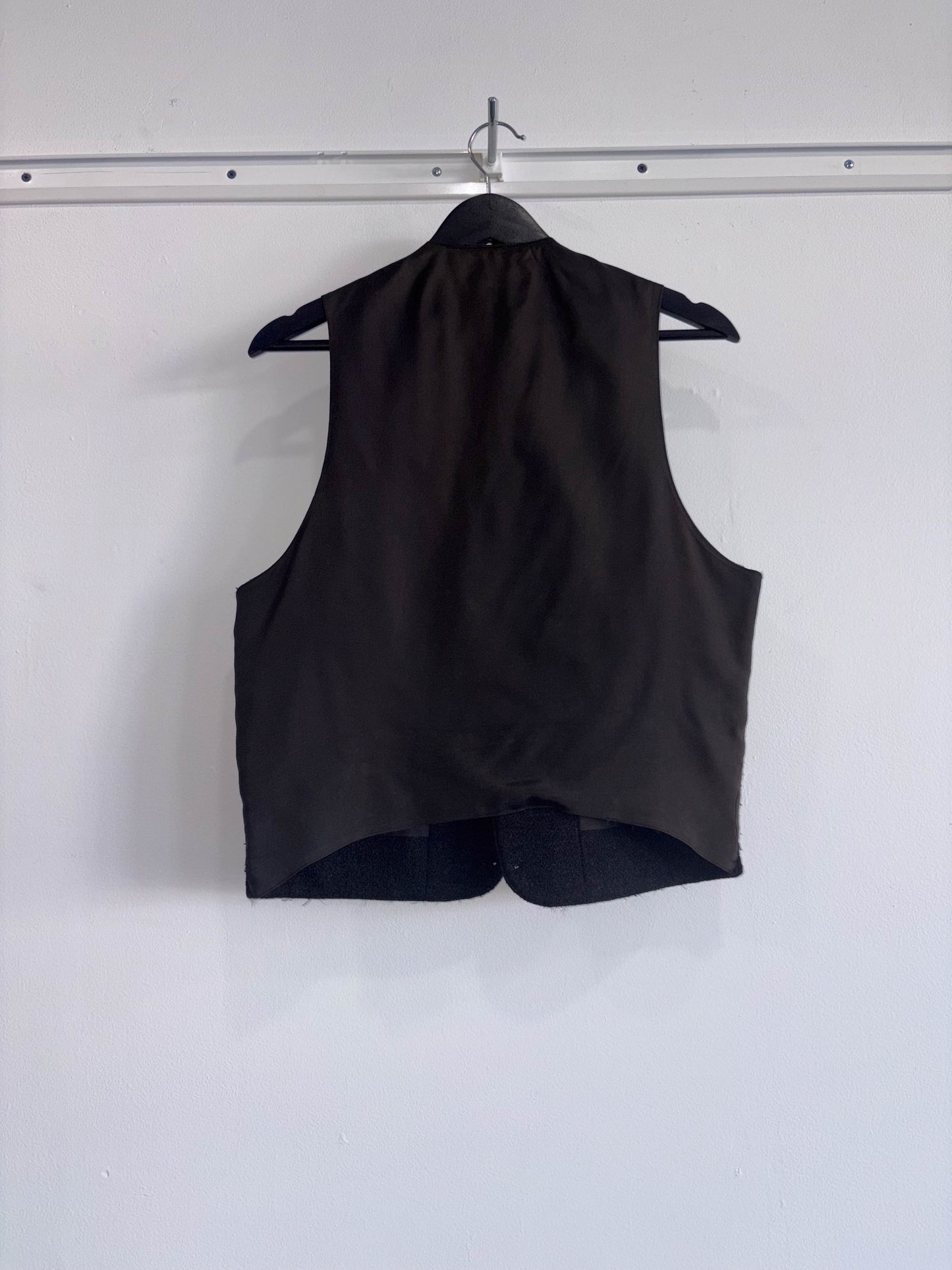 Structure Vintage Wool Cashmere Waistcoat