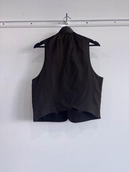 Structure Vintage Wool Cashmere Waistcoat