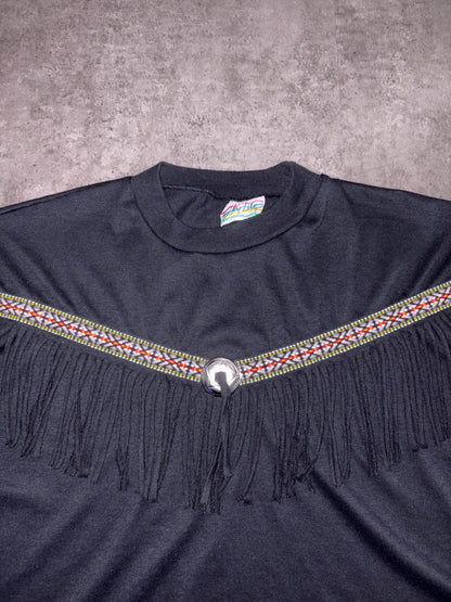 Fringe Cropped Vintage Tee