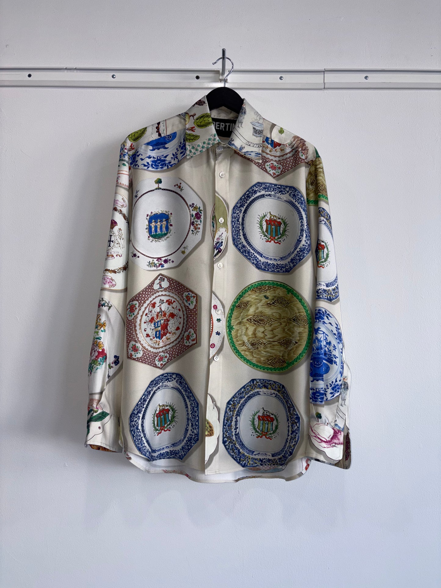 Libertine Chelsea Plates Silk Shirt