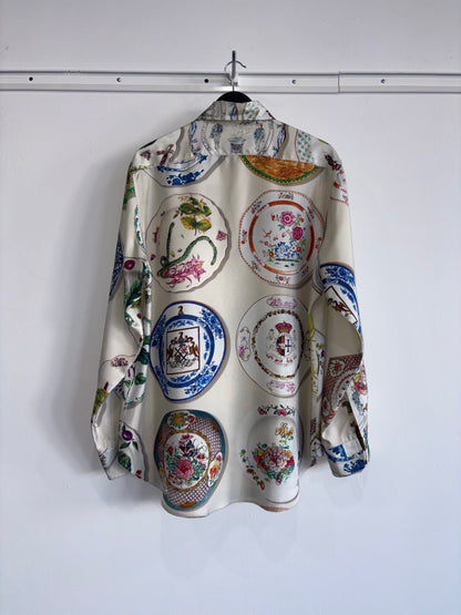 Libertine Chelsea Plates Silk Shirt