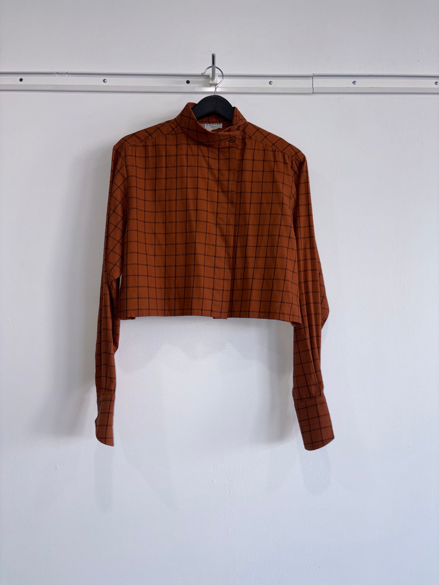 Lanvin Cropped Shirt Circa 1978