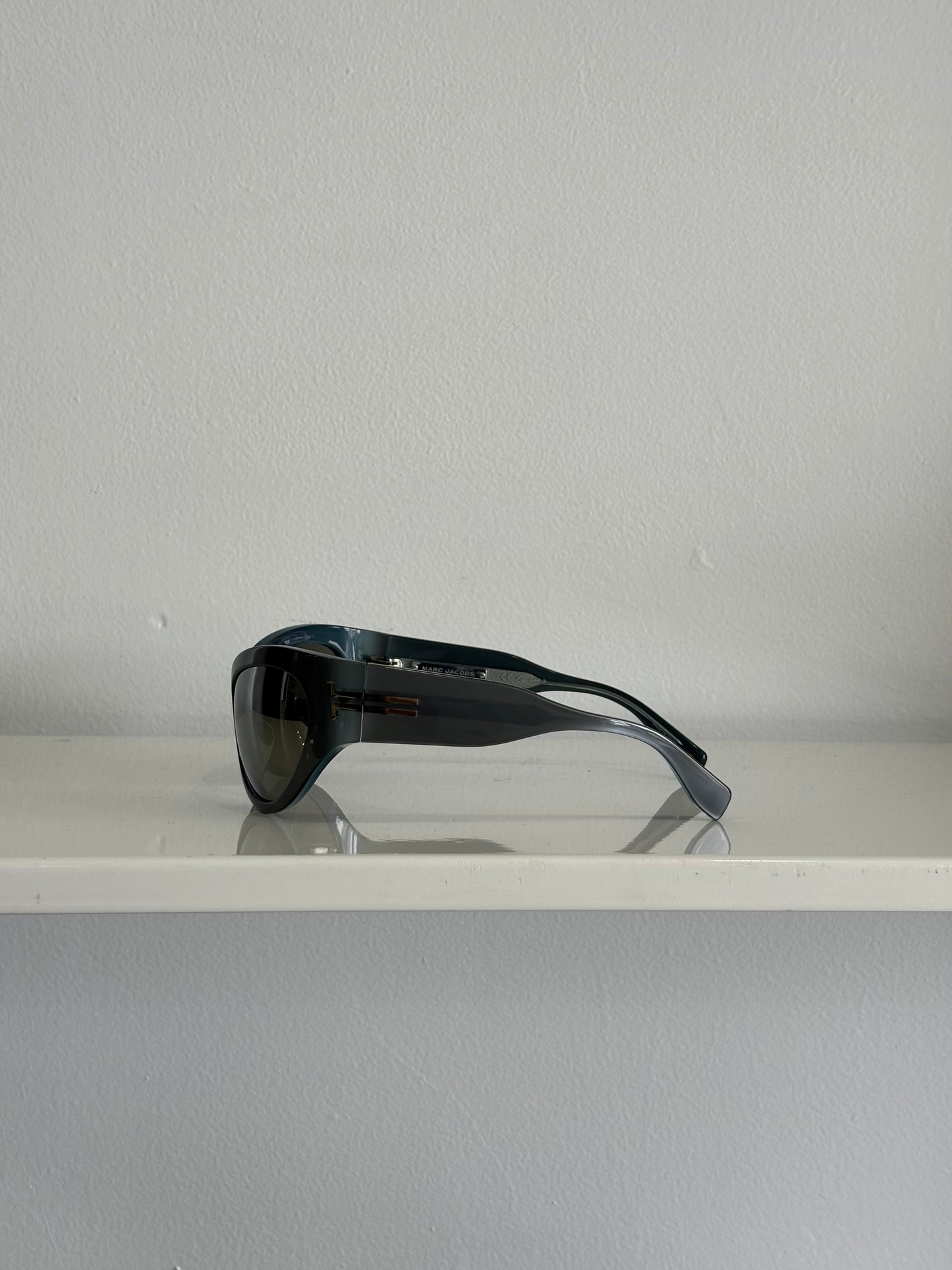 Marc Jacobs Grey Mirrored Wraparound