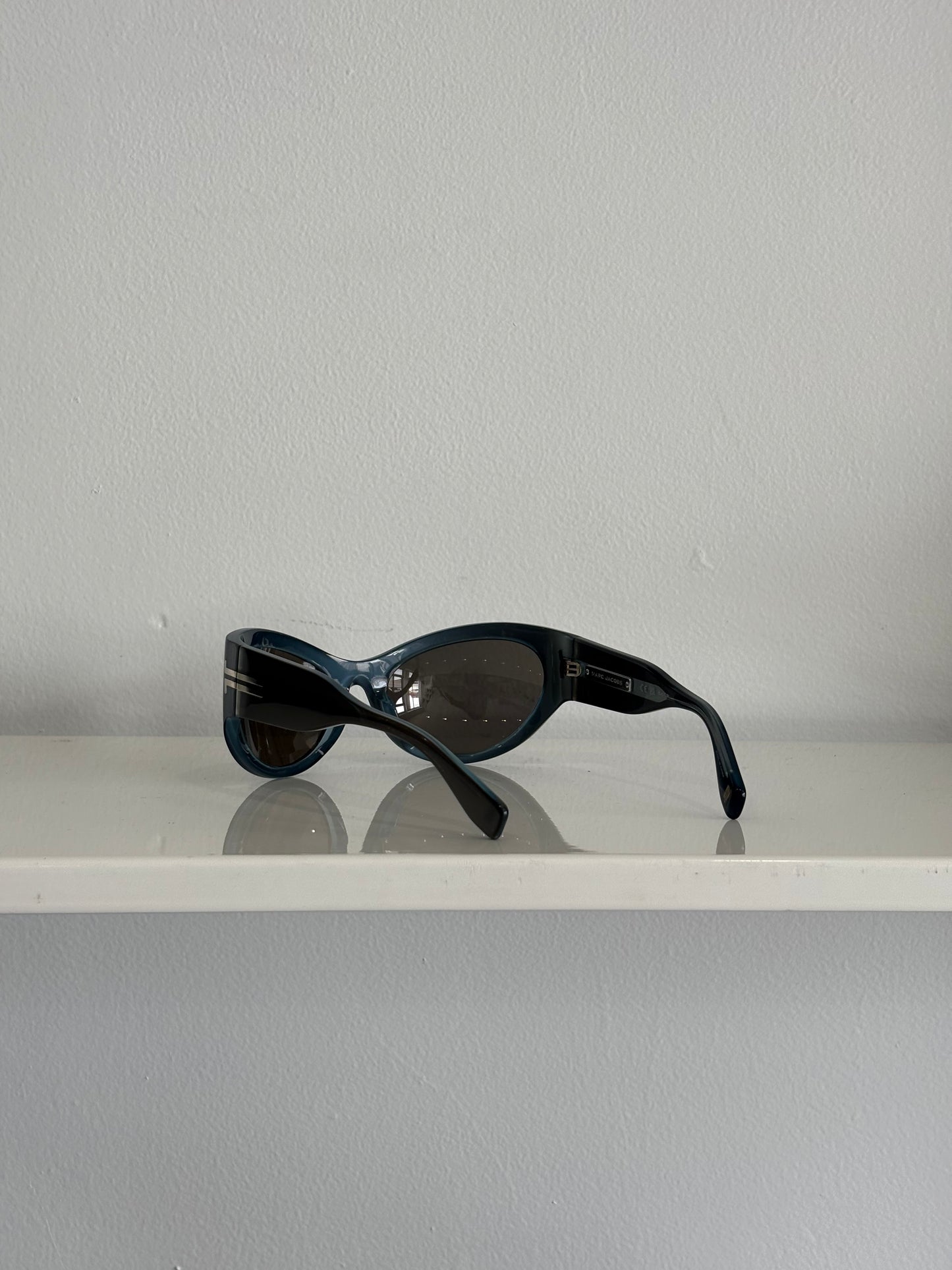 Marc Jacobs Grey Mirrored Wraparound