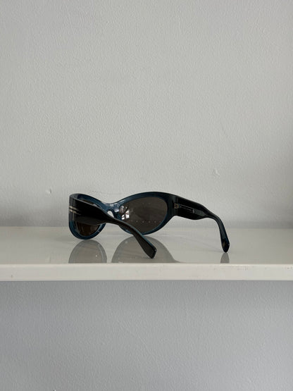 Marc Jacobs Grey Mirrored Wraparound