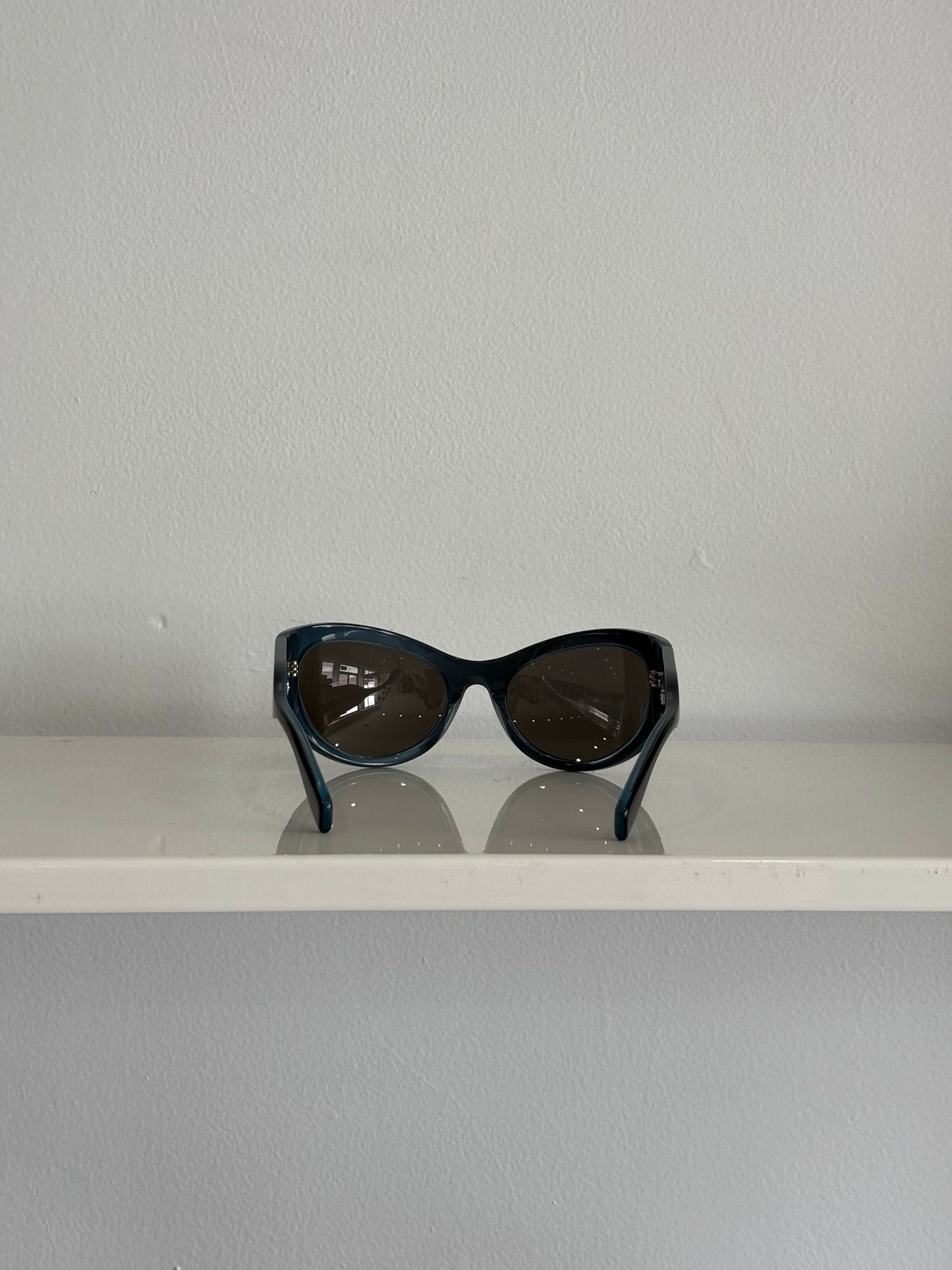 Marc Jacobs Grey Mirrored Wraparound