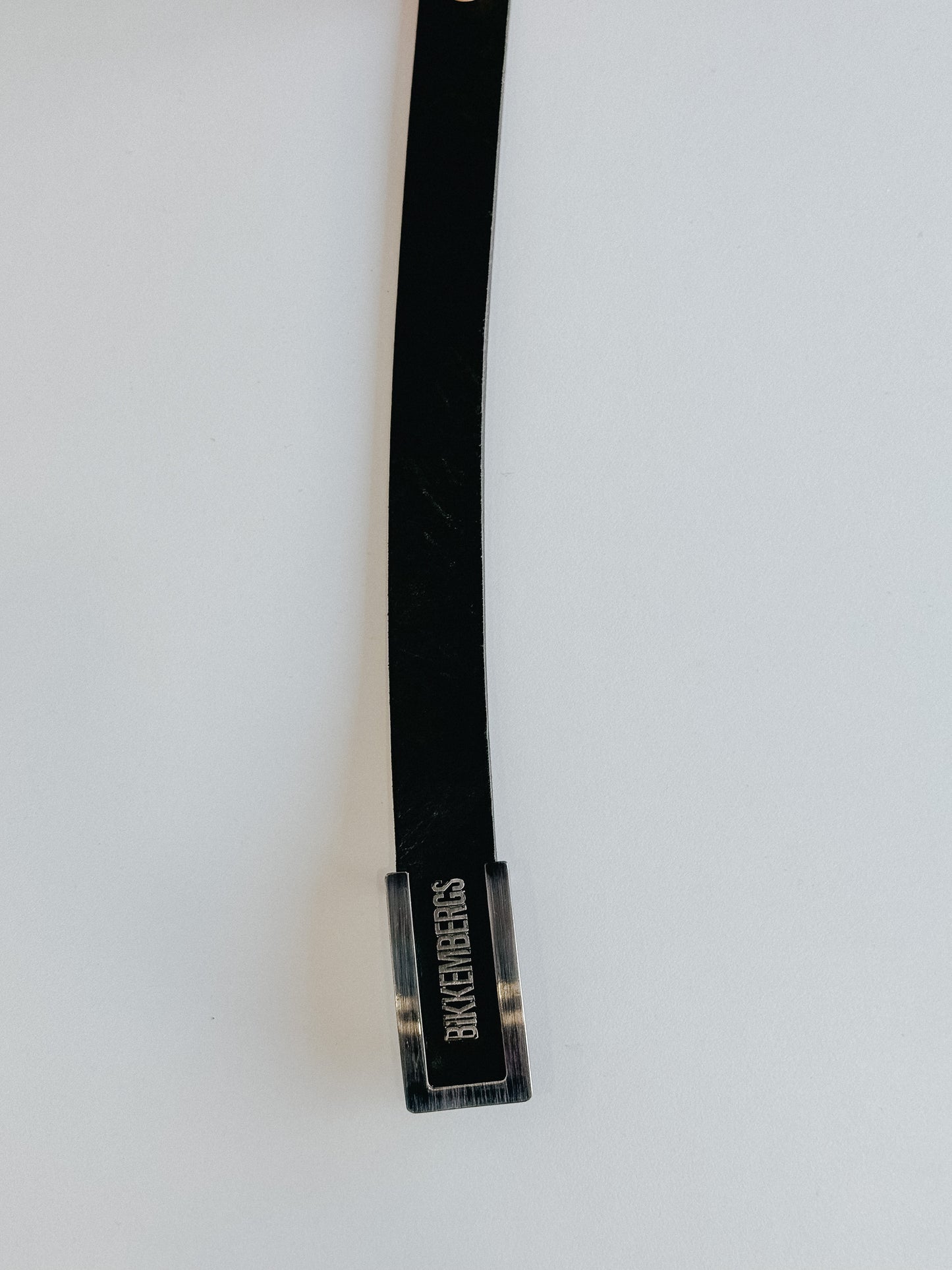 Dirk Bikkembergs Vintage Logo Leather Belt