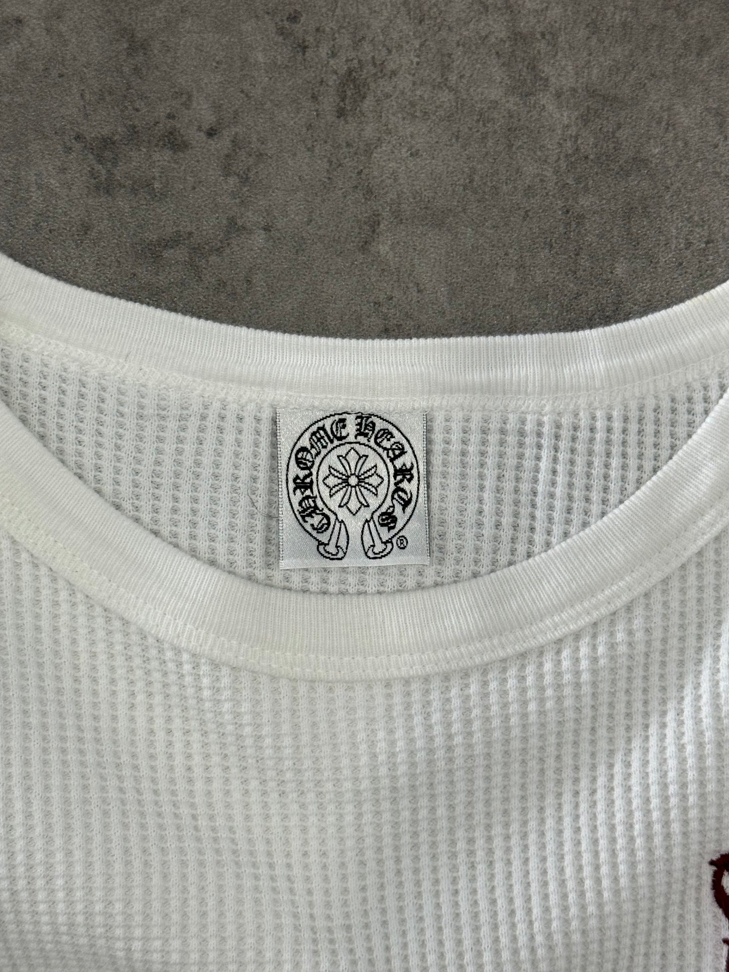 Early 2000's CHROME HEARTS Emb Cut LS Thermal