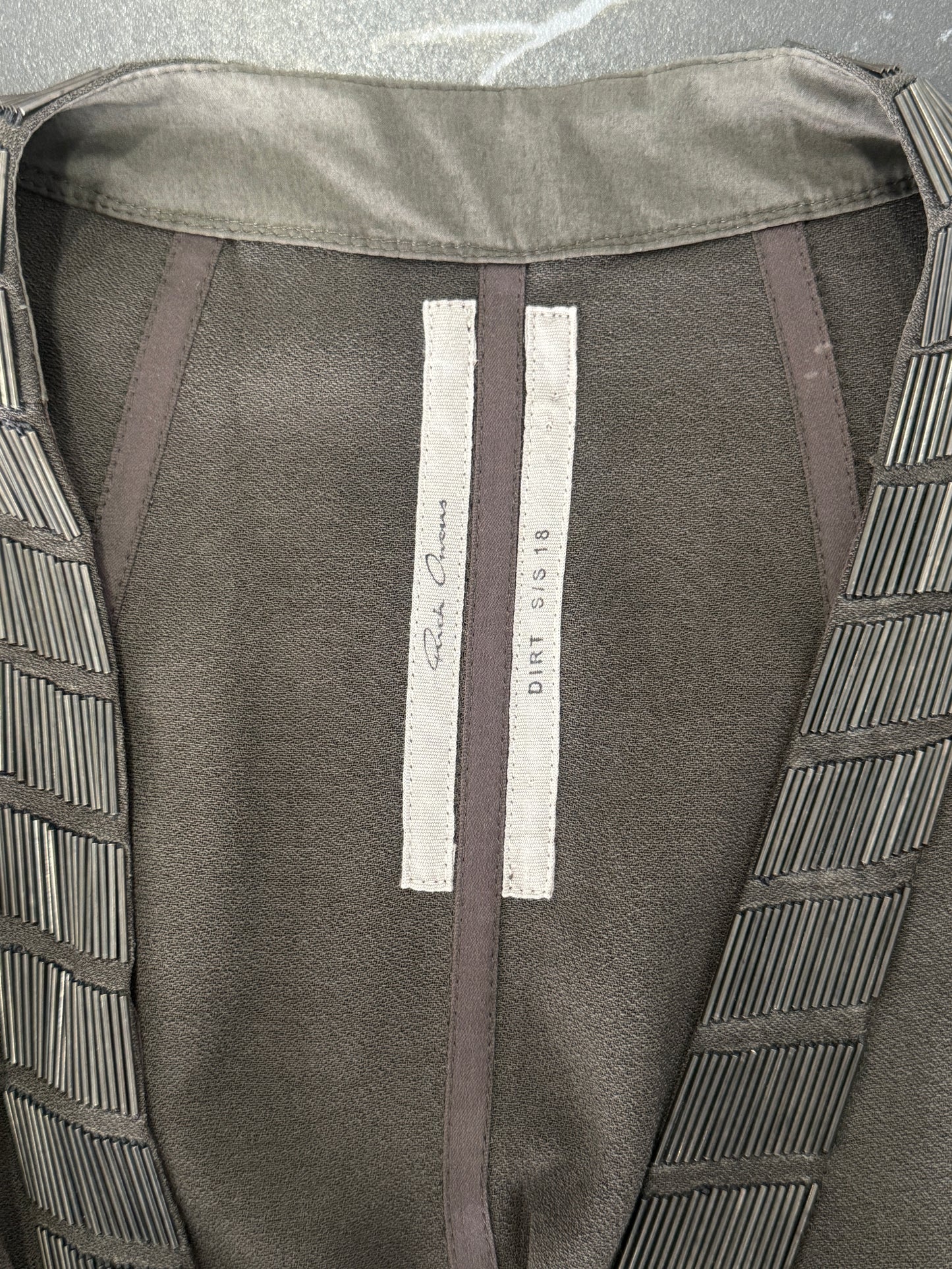 Rick Owens Dirt Vest SS18
