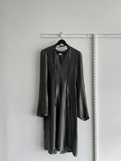 Ann Demeulemeester Vintage 1990s Green Long Sleeve Dress