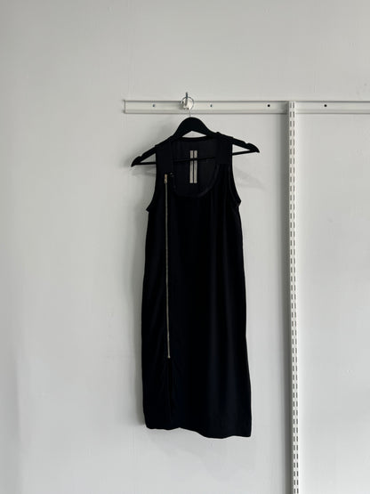 Rick Owens SS14 Black Zipper Front Dress