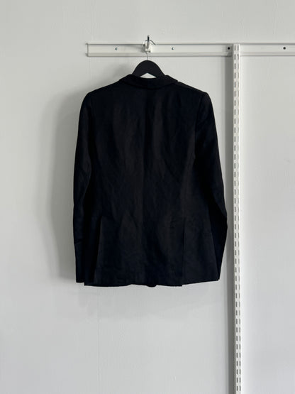 Damir Doma Black Linen Blend Blazer
