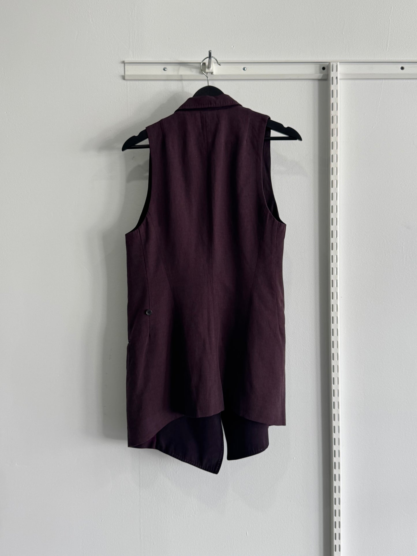Ann Demeulemeester Oversized Cotton Blend Vest
