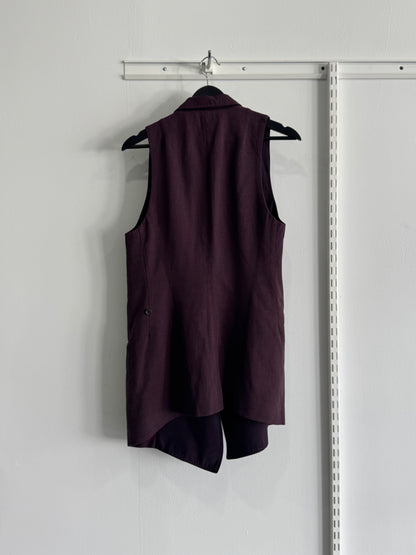 Ann Demeulemeester Oversized Cotton Blend Vest