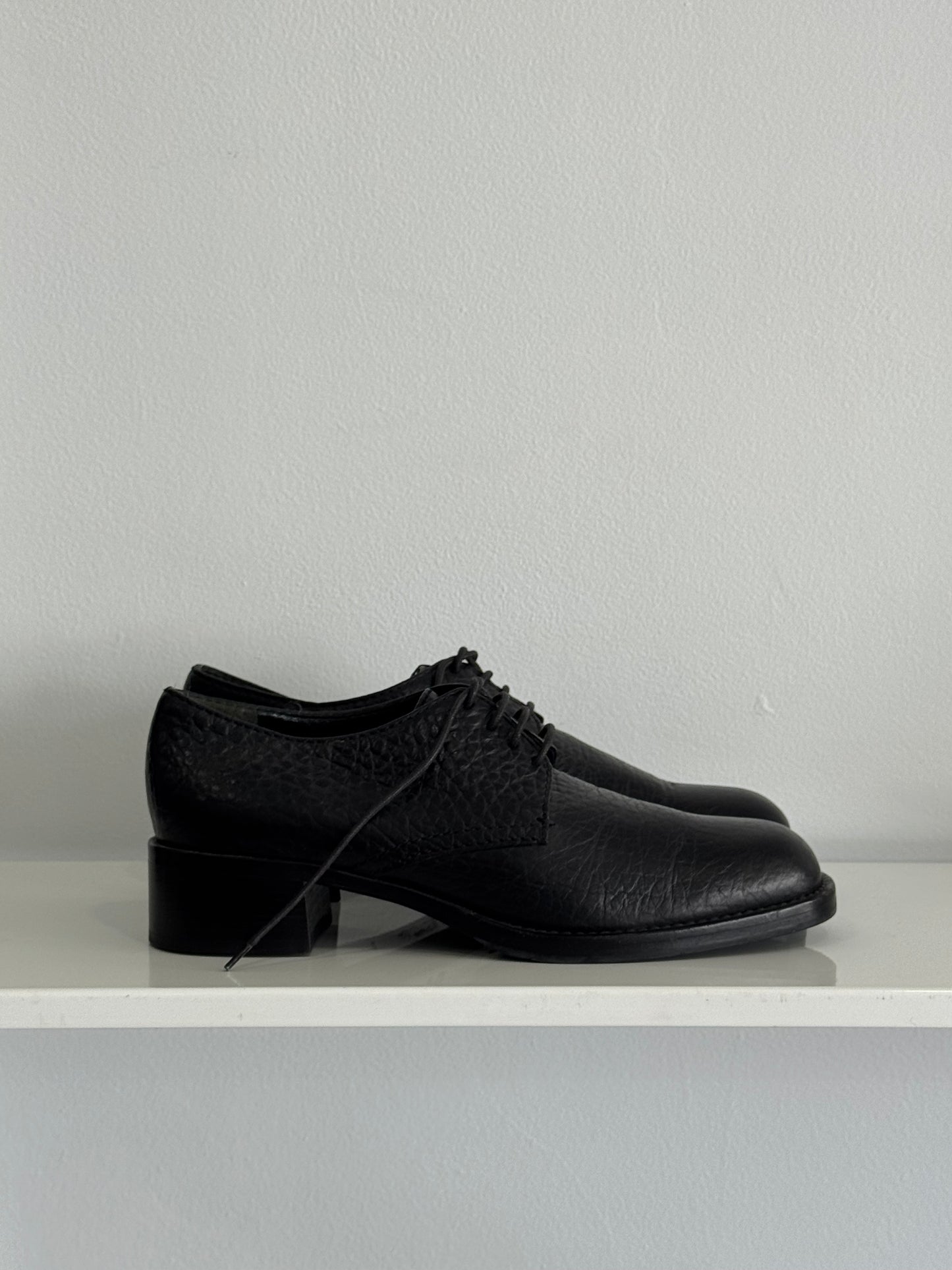 Prada Block Heel Derby IT 39.5, US 9.5