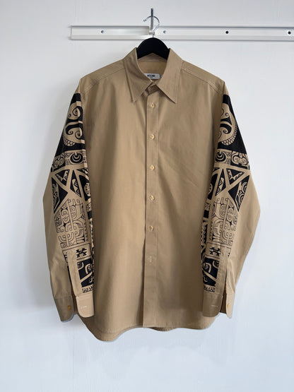 Moschino Jeans Vintage Tribal Button Down
