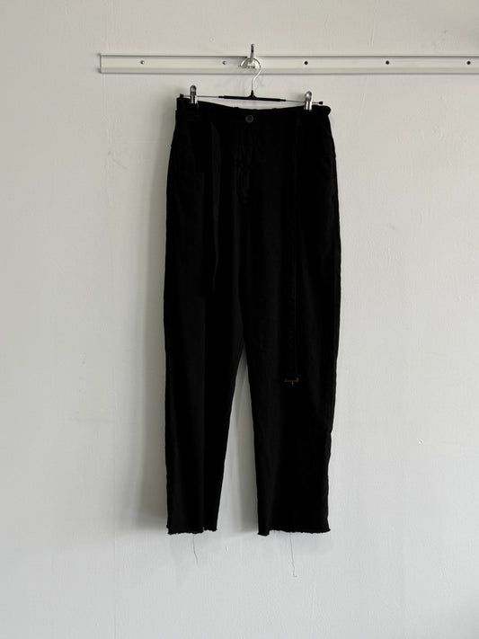 Masnada Linen Blend Drop Crotch Trousers
