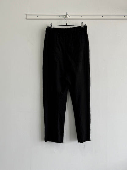 Masnada Linen Blend Drop Crotch Trousers