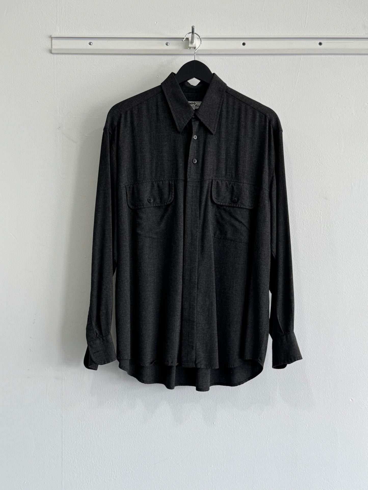 Mondo di Marco Vintage Grey Rayon Shirt