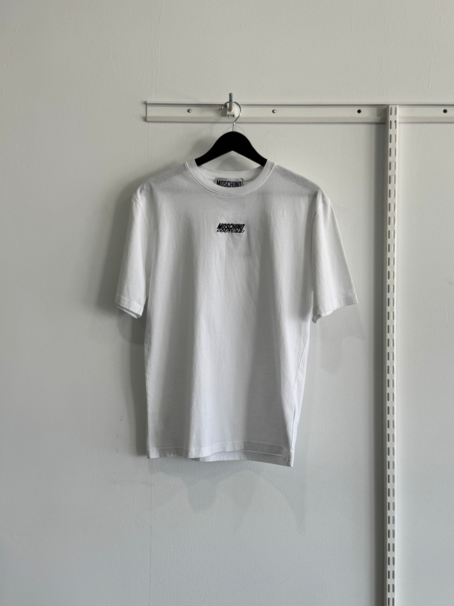 Moschino Couture! Embroidered Logo Tee