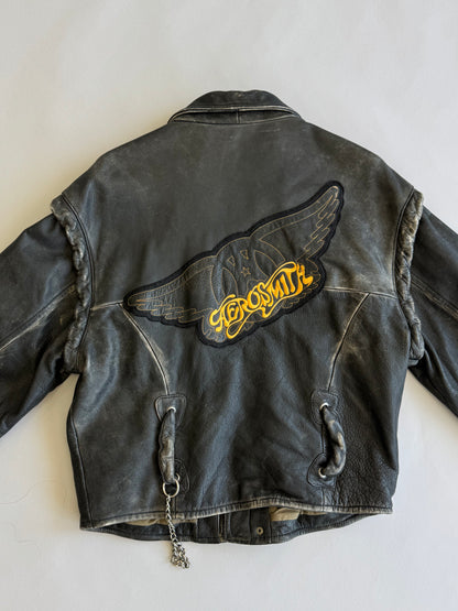 Aerosmith Tour Roadie Leather Jacket