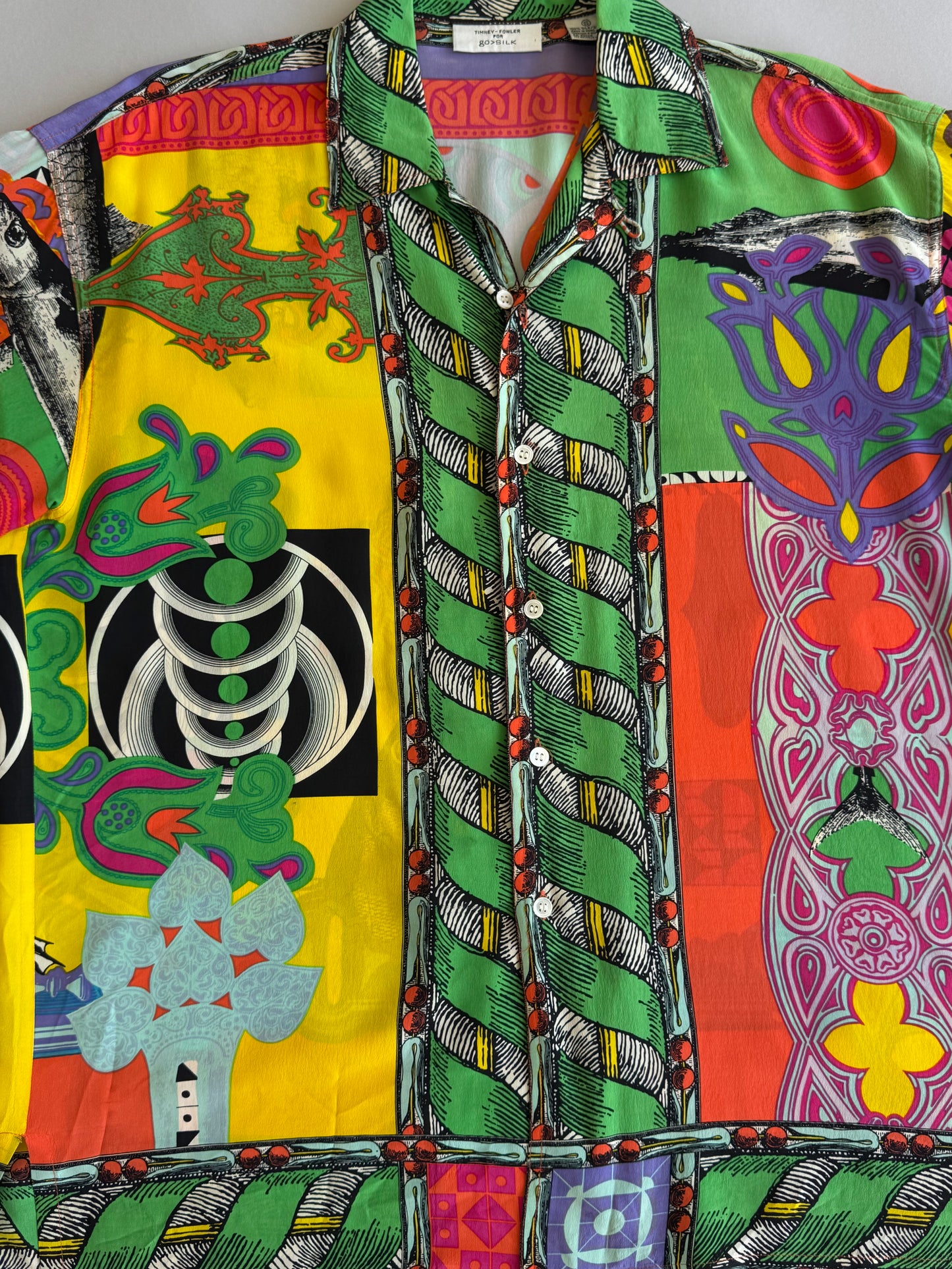 Timney Fowler Psychedelic Silk Shirt